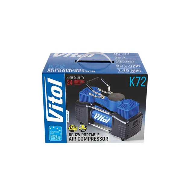 Автомобільний компресор VITOL K-72 150psi/25Amp /90л (K-72) - picture 7
