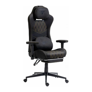 Крісло ігрове GT Racer X-2407 Black/Orange (X-2407 Fabric Black/Orange) зображення 1