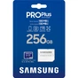 Карта пам'яті Samsung 256 GB microSDXC Pro Plus UHS-I U3 V30 A2 Class 10 + SD-adap (MB-MD256SA/EU) - зменшене зображення 3