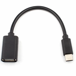 Перехідник OTG USB 2.0 AF to USB-C 0.1m Atcom (14716) зображення 1