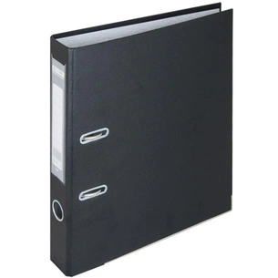 Папка - реєстратор Buromax А4, 50мм, JOBMAX PP, black, built-up (BM.3012-01c) зображення 1