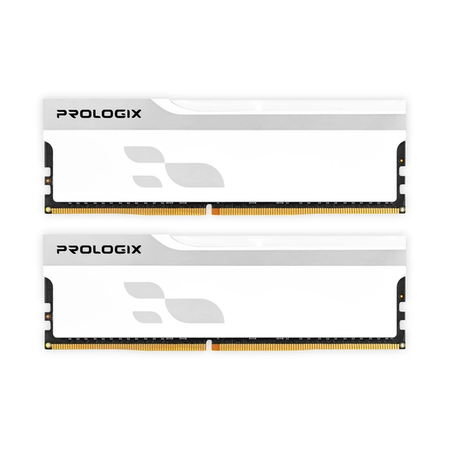 Модуль пам`ятi DDR5 2x16GB/6000 Prologix Onyx White (PRO32GB6000YW5K) - зображення 1