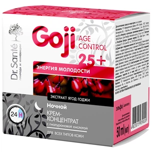 Крем для обличчя Dr. Sante Goji Age Control 25+ Нічний з гіалуроновою кислотою 50 мл (4823015939037) зображення 1