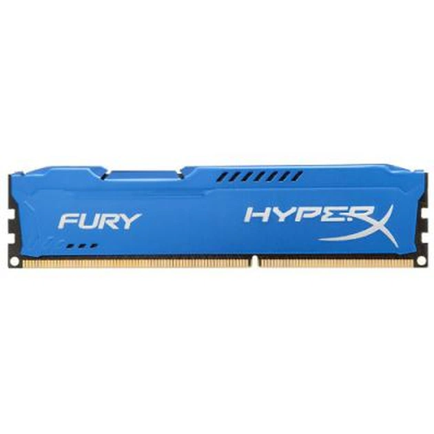 Модуль пам'яті для комп'ютера DDR3 8Gb 1600 MHz HyperX Fury Blu Kingston Fury (ex.HyperX) (HX316C10F/8) - изображение 1