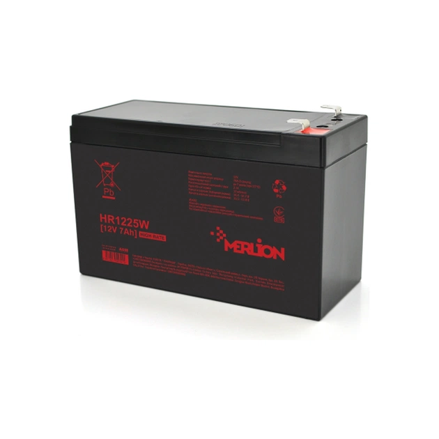 Батарея к ИБП Merlion HR1225W, 12V 7Ah (HR1225W) - изображение 1