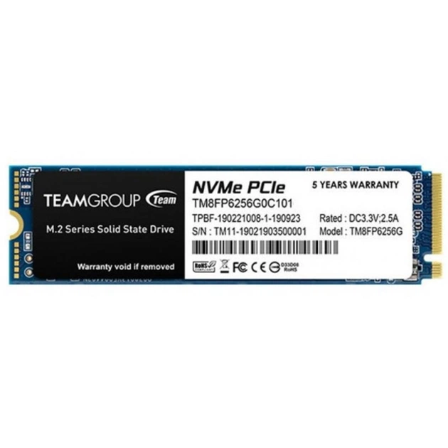 Накопитель SSD M.2 2280 256GB Team (TM8FP6256G0C101) - изображение 1