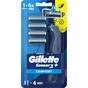 Бритва Gillette Sensor 3+ з 4 змінними картриджами (8700216639484) - уменьшенное изображение 1