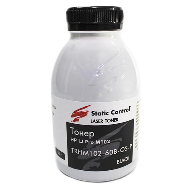 Тонер HP LJ Pro M102 60г Static Control (TRHM102-60B-OS-P) - изображение 1
