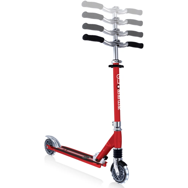 Самокат Globber Flow Element Comfort Lights колеса з підсвічуванням Червоний (727-102) - зображення 3