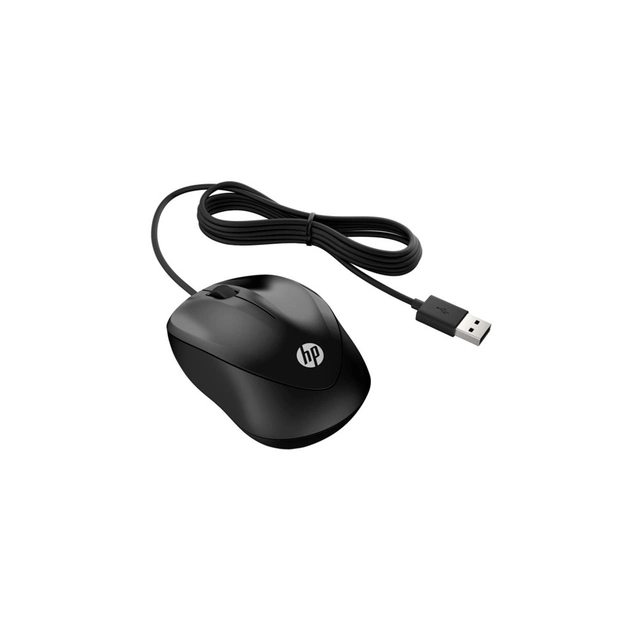 Мишка HP 1000 Black (4QM14AA) - зображення 1