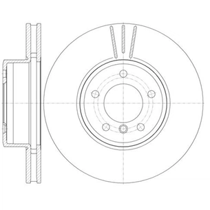 Гальмівний диск REMSA 6853.10 зображення 1