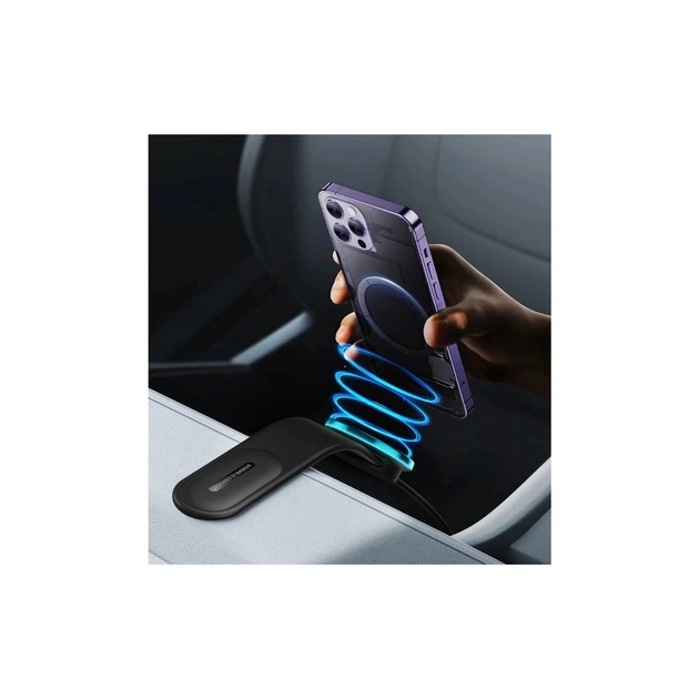 Універсальний автотримач Baseus C02 Pro Series Magnetic Wireless Charging Car Mount Cluster Black (C40156000111-00) - picture 11