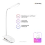 Настільна лампа ColorWay LED Flexible & Clip з вбудованим акумулятором 500mAh (CW-DL04FCB-W) - зменшене зображення 8