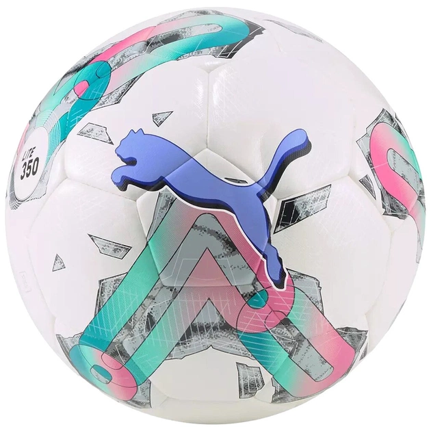 М'яч футбольний Puma Orbita 5 HYB Lite 350 Уні 4 Білий / Фіолетовий / Мультиколор (4065449749121) - зображення 1