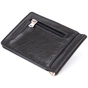 Портмоне Grande Pelle У гладкій шкірі Чорне (11297) - зменшене зображення 2
