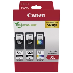 Картридж Canon PG-560/CL-561 XL 2xBK+Color, Multipack (3712C009) изображение 1