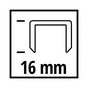 Скоби для будівельного степлера Einhell 5.7х16мм, 3000шт. (4137855) - зменшене зображення 3