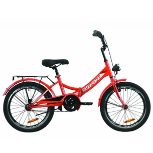 Велосипед Formula 24" SMART Vbr тріскачка рама-15" St 2020 червоний, багажник + ліхтар (OPS-FR-24-225) зображення 1