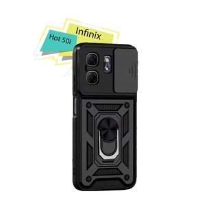 Чохол до мобільного телефона BeCover Military Infinix Hot 50i (X6531) Black (713047) зображення 1