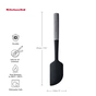 Лопатка кухонна KitchenAid Coreline для тіста, 30 см, сірий (KAS031OHCGG) - зменшене зображення 5