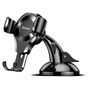 Універсальний автотримач Baseus Osculum Type Gravity Car Mount Black (SUYL-XP01) - уменьшенное изображение 1