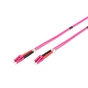 Оптичний патчкорд Digitus LC/UPC-LC/UPC, 50/125 OM4 (Multimode), duplex, 3m (DK-2533-03-4) - уменьшенное изображение 2