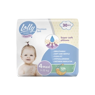 Підгузки Lolly Premium Soft Maxi 4 (9-15 кг), 30 шт (4820174980993) зображення 1