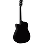 Гітара електроакустична Yamaha FGX800C Black - зменшене зображення 5