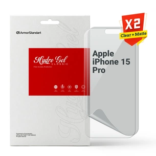 Плівка захисна Armorstandart Kit Clear + Matte Apple iPhone 15 Pro (ARM80696) изображение 1