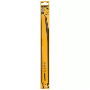 Полотно DeWALT для шабельних пилок, по деревині, швидкий пропил, 305 мм, 6 TPI, 5 шт (DT2350) зображення 1