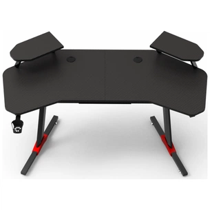 Комп'ютерний стіл GT Racer GT Racer T-1246 (160x60x73) Black (T-1246 (160x60x73) Black) зображення 1