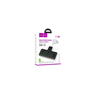 Сетевой фильтр питания HOCO AC11A, 2 роз, 3 USB, USB-C, 17W, 1,5м Black (AC11AB) изображение 1