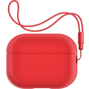 Чохол для навушників Armorstandart Silicone Case with straps для Apple Airpods Pro 2 Red (ARM68614) зображення 1
