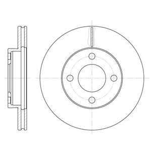 Гальмівний диск REMSA 6185.10 зображення 1