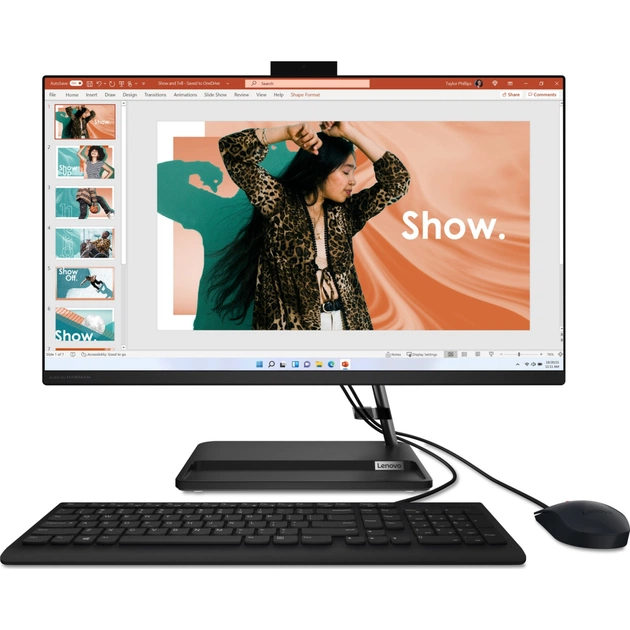 Комп'ютер Lenovo IdeaCentre AiO 3 27IAP7 / i5-12450H, 16, 512, KM (F0GJ010RUO) - зображення 1