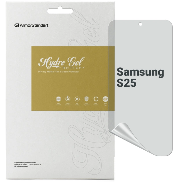 Пленка защитная Armorstandart Anti-spy Samsung S25 (ARM81513) - изображение 1