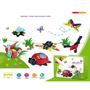 Конструктор Magkiss магнітний 34 деталей (SST6886) зображення 1
