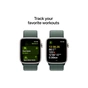 Смарт-годинник Apple Watch SE 2024 GPS 40mm Starlight Aluminium Case with Lake Green Sport Loop (MXEH3QH/A) - зменшене зображення 6