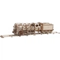 Збірна модель Ugears механічний Локомотив з тендером (70012) - зменшене зображення 3
