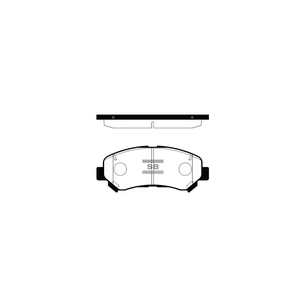 Гальмівні колодки HI-Q SP1451 зображення 1