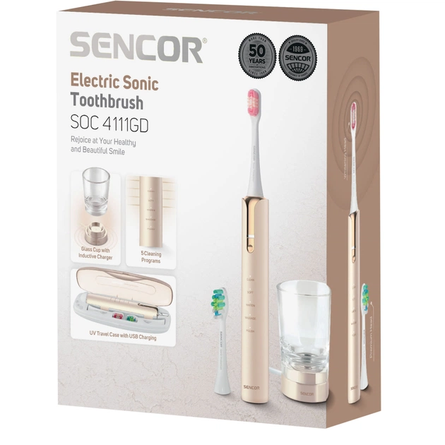 Электрическая зубная щетка Sencor SOC 4111GD - изображение 4