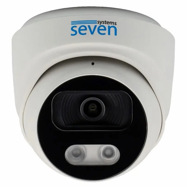 Камера відеоспостереження SEVEN Systems IP7215PA-DL (2.8) white - зображення 1