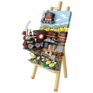 Конструктор LOZ mini Весняний поїзд без фігурок (1296) зображення 1