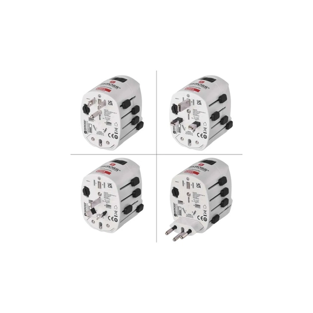 Перехідник Travel Adapter EU to US,AS,AUS,NZ,CN,AF,ME,GB,CH,IT,HK,INr EMOS (P0056N) - picture 7