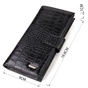 Гаманець Canpellini З натуральної шкіри Чорний (21914) - зменшене зображення 3