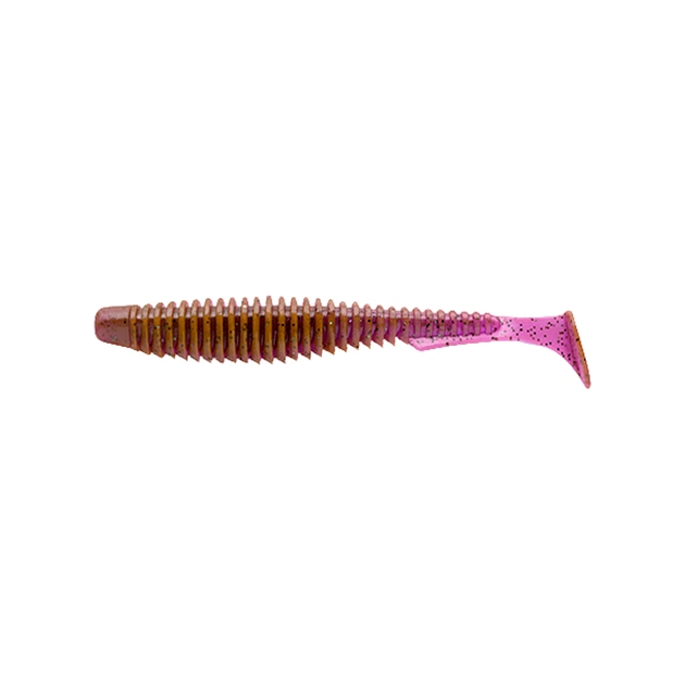 Силикон рыболовный FishUP U-Shad 2" 016 - Lox/Green&Black (10шт/уп) (1862.02.79) - изображение 1