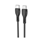 Дата кабель USB-C to USB-C 1.0m 60W PVC black Wibrand (WI.DC/BO1B-CC) - зменшене зображення 1