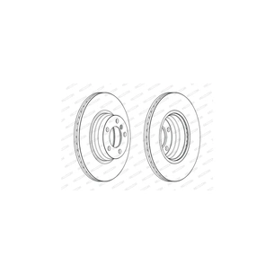 Гальмівний диск FERODO DDF2603C зображення 1