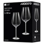 Набір келихів Ardesto Black Mars Orion 590мл, 2шт, скло, прозоро-сірий (AR2659TG) - уменьшенное изображение 4
