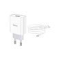 Зарядний пристрій HOCO C81A Asombroso USB + cable Micro 5P 10.5W White (6931474727954) - зменшене зображення 1